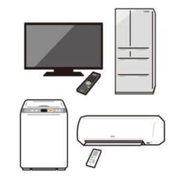 テレビ冷蔵庫洗濯機エアコンの不用品回収と買取サムネ